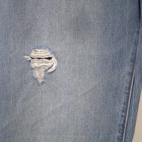 Levis Original 501 Jeans Distressed High Rise - Picture 5 of 7